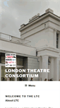 Mobile Screenshot of londontheatreconsortium.com